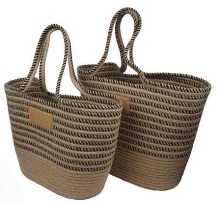 Burlap Boho Satchel
