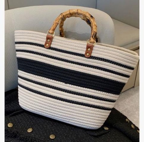 Burlap Boho Satchel