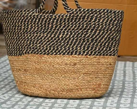 Burlap Boho Satchel