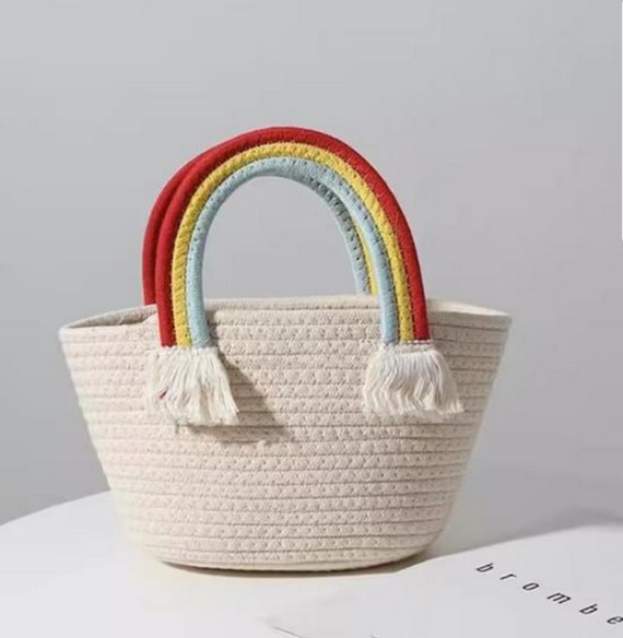 Burlap Boho Satchel