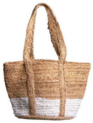 Burlap Boho Satchel