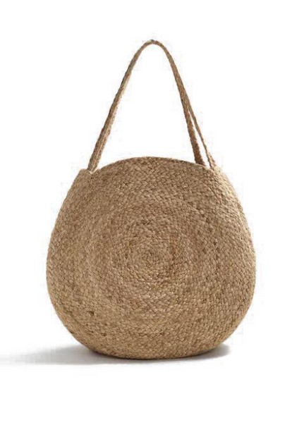 Burlap Boho Satchel
